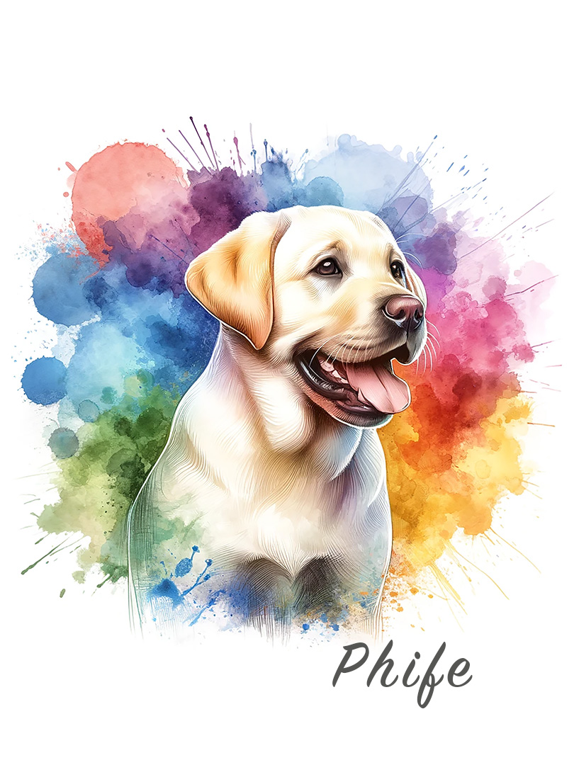 Golden Lab Watercolor